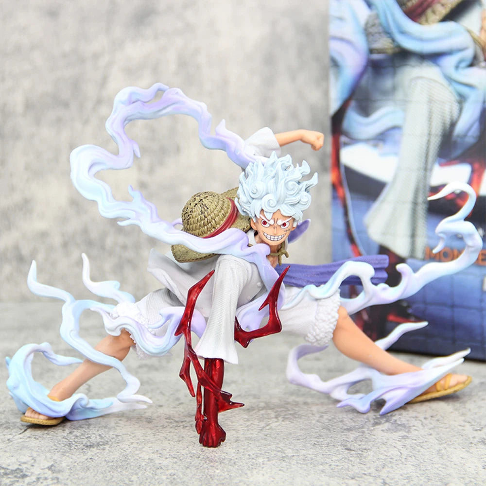 16cm One Piece Anime Figures Nika Luffy Gear 5th Action Figure Gear 5 Sun God Pvc Figurine Statue Model Decoration Doll Toys 16cm One Piece Anime Figures Nika Luffy Gear 5th Action Figure Gear 5 Sun God Pvc Figurine Statue Model Decoration Doll Toys
